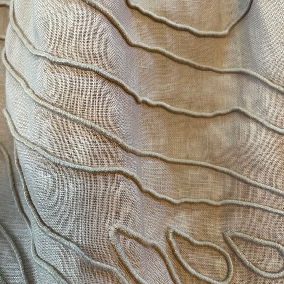 Diane Von Furstenberg Tan Linen Skirt - Picture 6 of 9